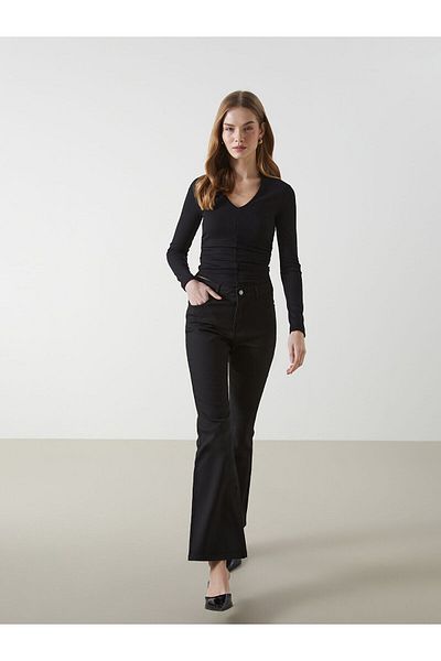 LC Waikiki Pantaloni Jean pentru damă Mars Flare