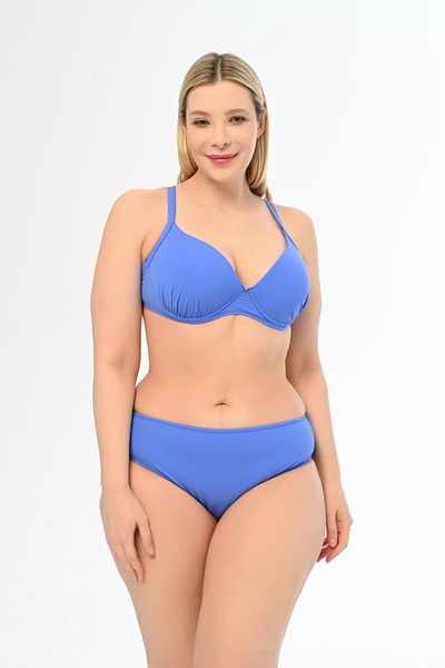 AQUAVİVA Set de bikini pentru femei Aquaviva Blue mărime mare cu husă Alexa