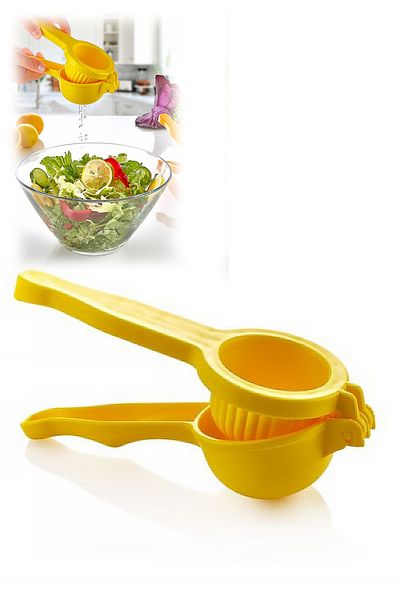 NOYİSKA 1Pc Multipurpose Hard Plastic Lemon and Citrus Juicer Squeezer Practical Plastic Lemon Lime Squeezing