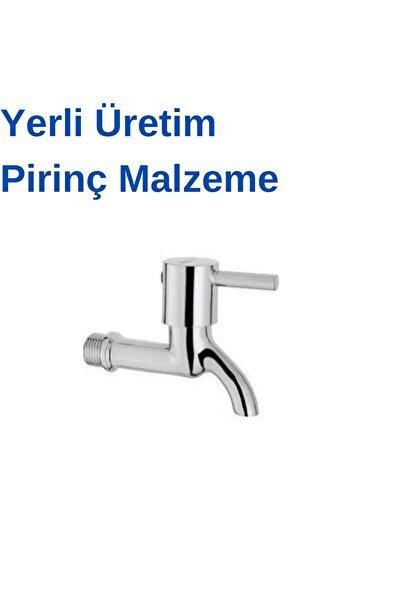 KAVİTİCARET 2 Yıl Garantili Uzun Ömürlü Pirinç Malzeme Kısa Musluk