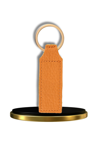 DAMY Kişiye Özel Anahtarlık, İsimli Deri Anahtarlık, Deri Anahtarlık, Hakiki Deri Anahtarlık