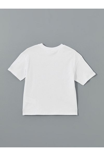 LC Waikiki Tricou pentru fetiță cu gât