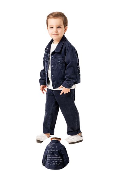 Gold Class Kidswear Tshirtlü 3'Lü Jeans Men's Suit