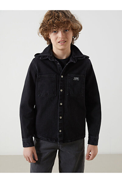 LC Waikiki قميص جينز للأولاد بغطاء للرأس من NEVAVM