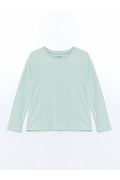 LC Waikiki LCW Παιδικό μπλουζάκι με λαιμόκοψη για κορίτσια