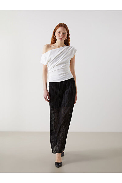 LC Waikiki LCW Vision Жіноча спідниця з еластичним поясом і візерунком