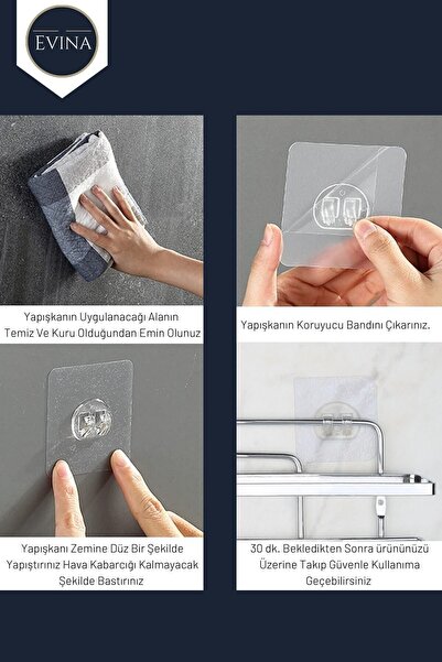 evina Yedek 4 Adet Yapışkanlı Sticker