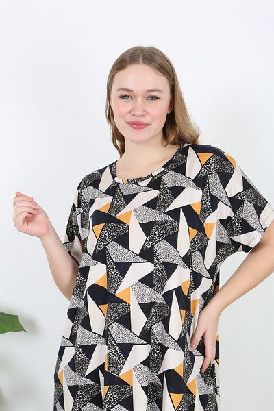 XL Modam Women's Digital Printed Lycra Large Size Tunic