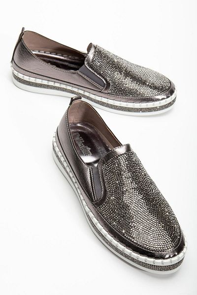 Dilimler Ayakkabı Pantofi casual de damă - Talpă Platinum Stone și Saddler