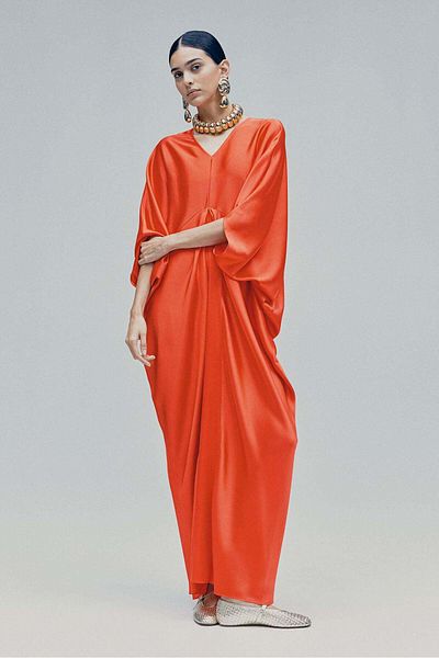 H&M Satin kaftan dress