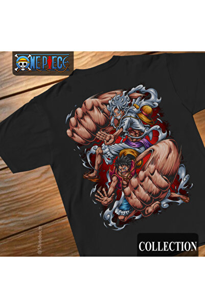 SHINOBIX One Piece Anime Luffy Gear 5 Oversize T-Shirt