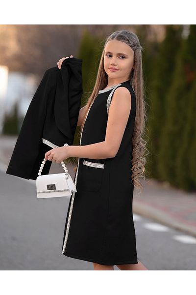 Kids Costum și geantă pentru haine pentru fete de sărbători
