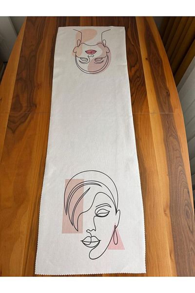 DRN Bella Decorative Digital Printing Velvet Fabric Runner 45 X 140cm