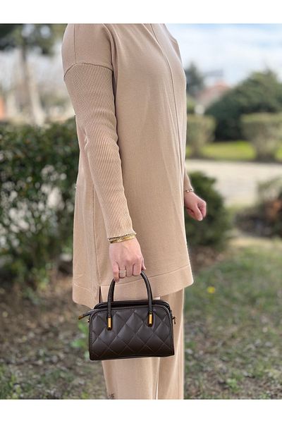 DEV 3 ADAM Bitter Coffee Box Model Hand Shoulder and Cross Stylish Women's Bag