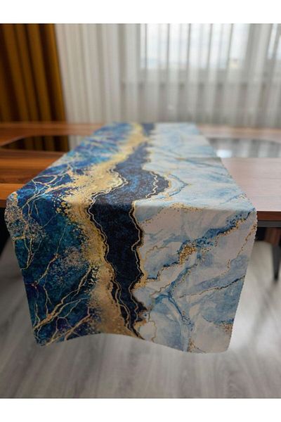 DRN Bella Decorative Digital Printing Velvet Fabric Runner 45 X 140cm