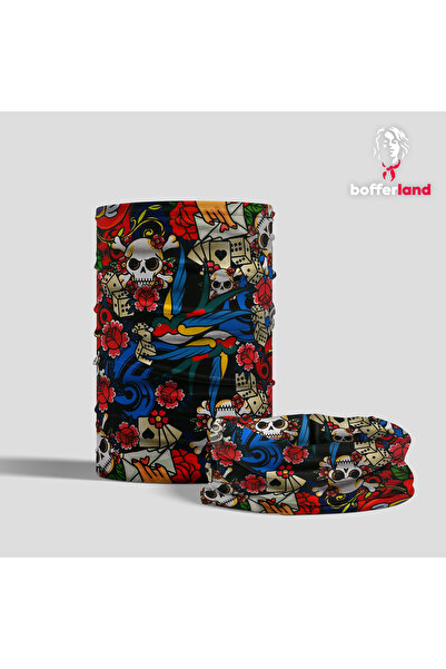 Motosiklet Buff Bandana - Rüzgar Geçirmez Unisex Nefes Alabilir Kumaş Outdoor Bisiklet Kamp 09