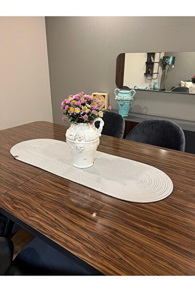 Türkmen Ev Tekstil الجوت الرمادي، الخوص، العداء، المرقأة، اللوحة، مفرش المائد...