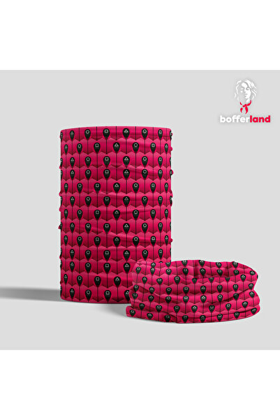 bofferland دراجة نارية برتقالي باندانا - نسيج مقاوم للرياح للجنسين قابل للتنف...