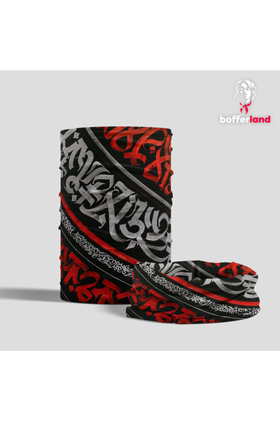 bofferland دراجة نارية برتقالي باندانا - نسيج مقاوم للرياح للجنسين قابل للتنف...