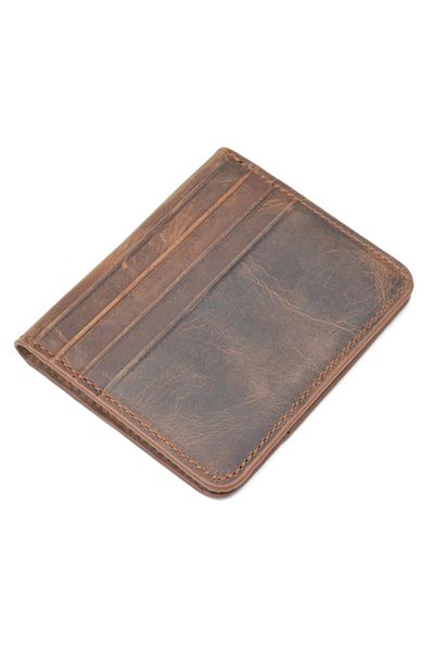 en deri Genuine Leather Wallet with Cash Compartment Card Holder