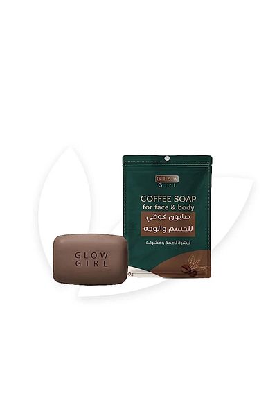 GLOW GİRL Thai Coffee Soap for Face and Body, Softening and Whitening_Glow Girl 100g