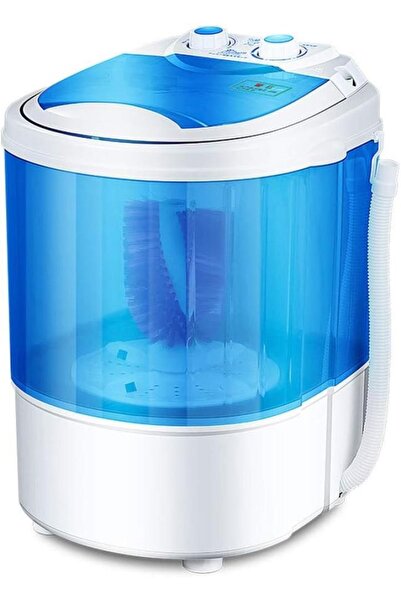 Denx 2 in 1 Electric Washing Machine, Smart Mini Clothes and Shoes Washer, 4.8L Capacity, with Shoe Brush