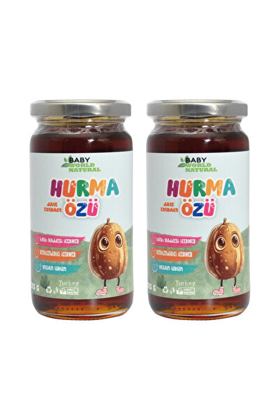 Baby World Natural 2'li Hurma Özü Seti 315 Gr x 2 +6 Ay