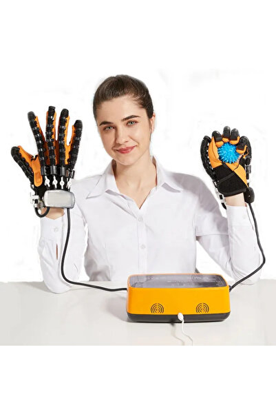 FOSILAVM Yüksek Kalite El Egzersiz Terapisi İnme El Egzersiz Aleti Rehabilitasyon Robot Eldiveni
