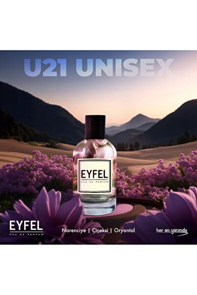 Eyfel Parfüm Eyfel Unısex Parfüm U21 100 ml