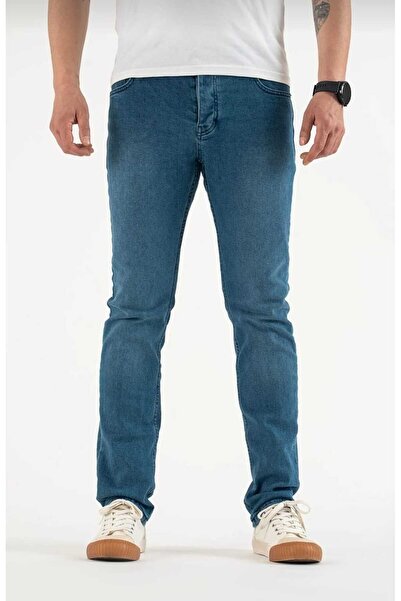 a02teks Men's Light Blue Lycra Flexible Slim Fit Jean Jeans