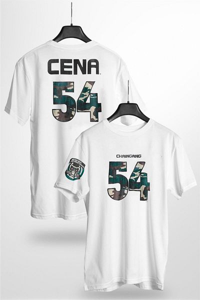 LEIVOR John Cena UC ME Never Give Up Βαμβακερό μπλουζάκι με στάμπα