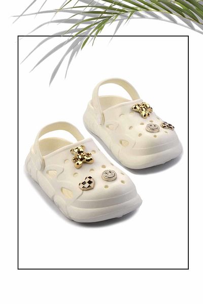 Bambi J 04445000159   Model White Gel Women's Slippers