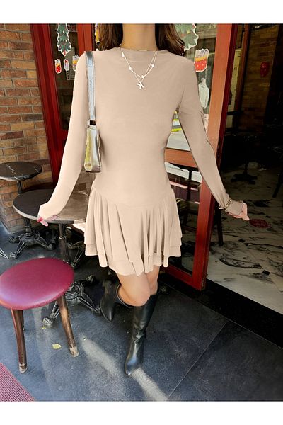 MAXXANA Fusta plisata Rochie din Lycra