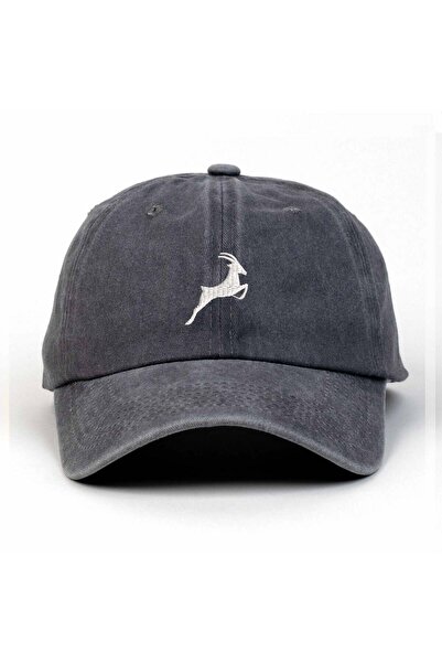 Braver Collection Antilop Nakışlı Yıkamalı Şapka