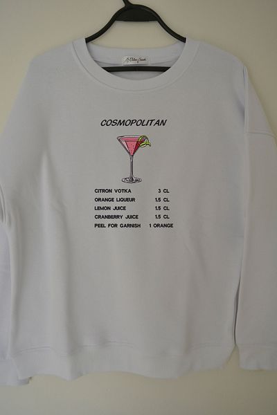 EldenStitch Hanorac oversize unisex brodat Cosmopolitan