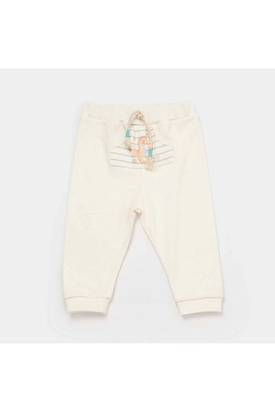 Biorganic Bibaby Save the Seahorse Baby Pants Without Booties 57913 Beige-Mint
