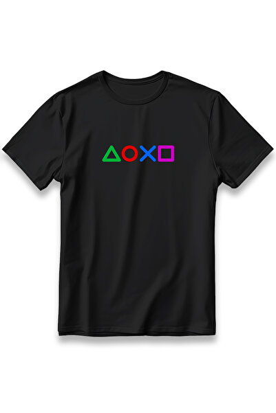 EZG Business Μπλουζάκι PS Game Handle Keys, με στάμπα, υπερμεγέθη, unisex, 10...