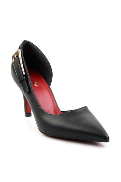 Bambi Siyah  Kadın Klasik Topuklu Ayakkabı K01231430209