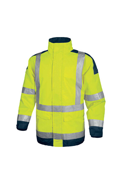 Delta Plus EASYVIEW Reflektörlü Su Geçirmez Parka Sarı