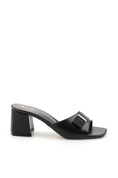 Bambi Women's Black Slippers K 0423333309