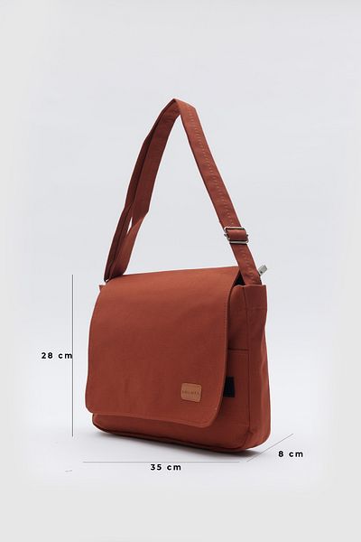 Shanta Tile D08 Plain Postman Model 3 Compartimente Cu fermoar și agățat zilnic Geantă de umăr unisex