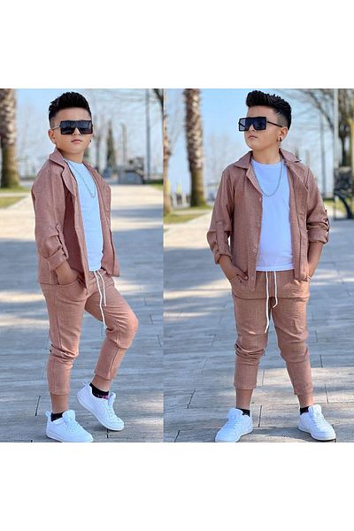 KOKOŞ BEBEK Shirt Style 3 Piece Set