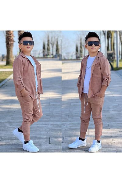 KOKOŞ BEBEK Shirt Style 3 Piece Set