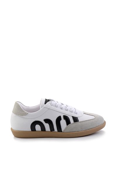 Bambi White Black Women's Sneaker K 01179800009