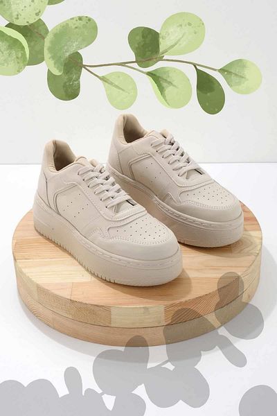 Bambi Ecru Women's Sneaker K01836000609