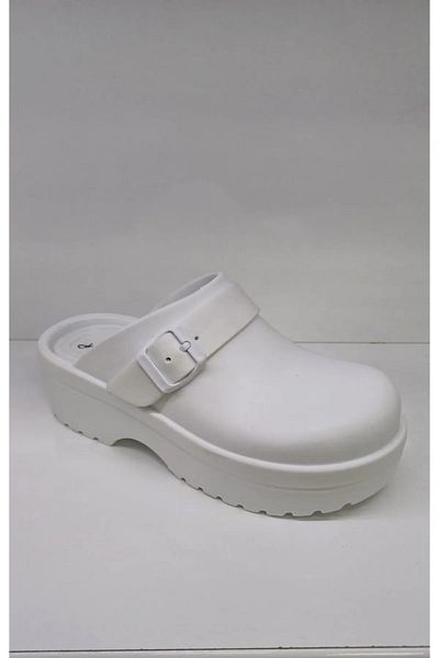 awix Unisex White Platform Shoes - Water Resistant Anatomical Eva Sole