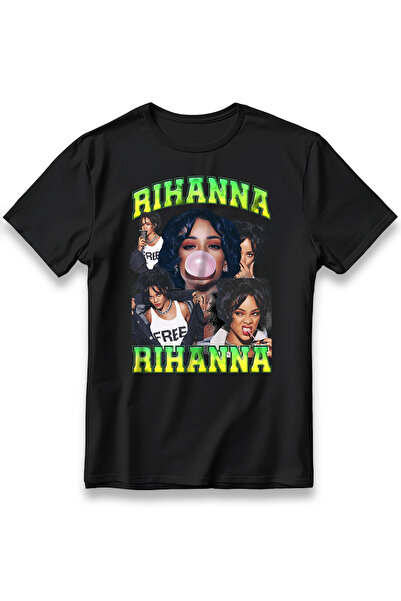 EZG Business Rihanna RIRI Oversize Unisex T-Shirt Βαμβακερό 100% Χοντρό Αναπν...