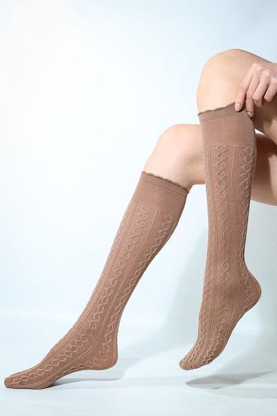 Daymod Bronze Dafne Viscose Knee Socks