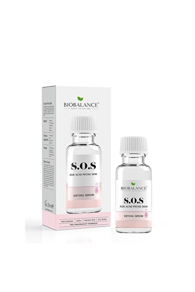 Biobalance سيروم تجفيف البشرة بايو بالانس إس أو إس - مع الكالامين الوردي والك...