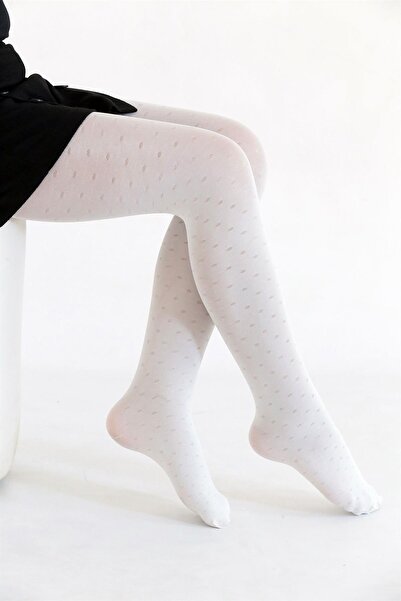 Daymod ДЕТСКИ ЧОРАПИ С ТОЧКИ, БЕЛИ